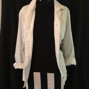 White denim jacket